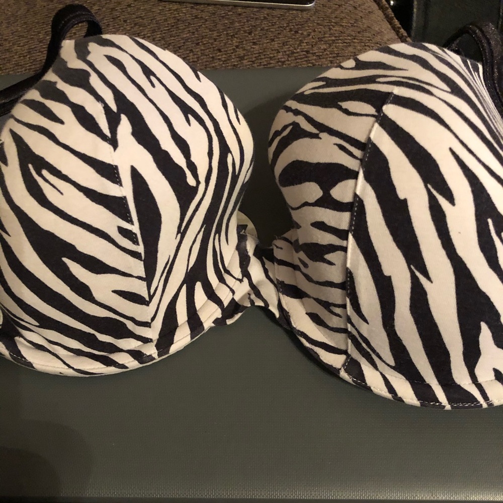 Cacique Zebra print bra 44B